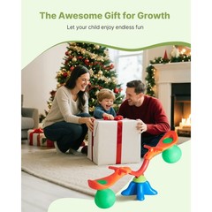Uimoso Kids Seesaw 55 lbs Capacity 360° Rotating Teeter Totter for Ages 3+