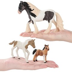 35 PCS Realistic Horse Playset – Stable Barn Toys for Kids, Perfect Birthday Gif