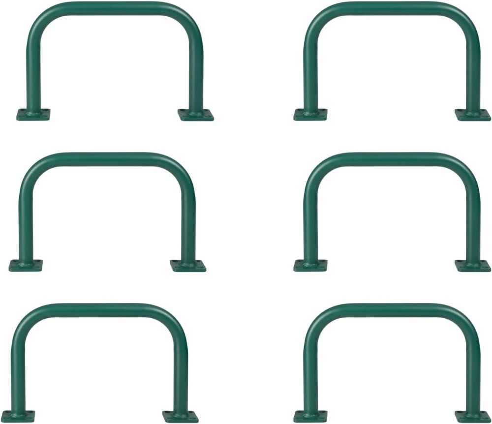 16.5″ Outdoor Monkey Bars for Backyard – Set of 12,Green Metal Outdoor/Indoor Mo