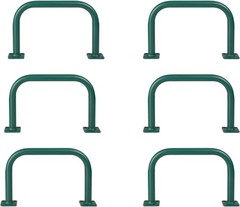 16.5″ Outdoor Monkey Bars for Backyard – Set of 12,Green Metal Outdoor/Indoor Mo