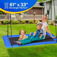 Tree Swing 700lb Giant 60” Platform Swing for Kids and Adults 2 Hanging Straps