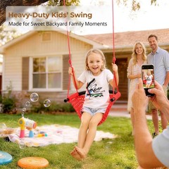 Swing Seat for Kids Heavy Duty Rope Play Secure Children Swing Set,Perfect fo…