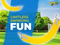 SWING SET STUFF POLYMER BELT SEAT YELLOW COMMERCIAL playground accessories 0130