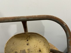 Vintage Metal Swingset Swing Seat Yellow Rare!