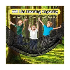 Climbing Cargo Net – 6.5′ x 9.8′, Double Layer Playground Safet… USA FAST SHIP