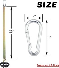 2Pcs 25″ Single Tender Spring Kit Heavy Duty Spring for 3-in-1 ABS Air Line