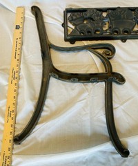 C.I. Children’s Garden Bench Legs and Zoo Train Back