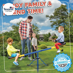 Swivel Teeter Totter Indoor for Toddlers Age 2-5, 360 Seesaw Frame Expands for K