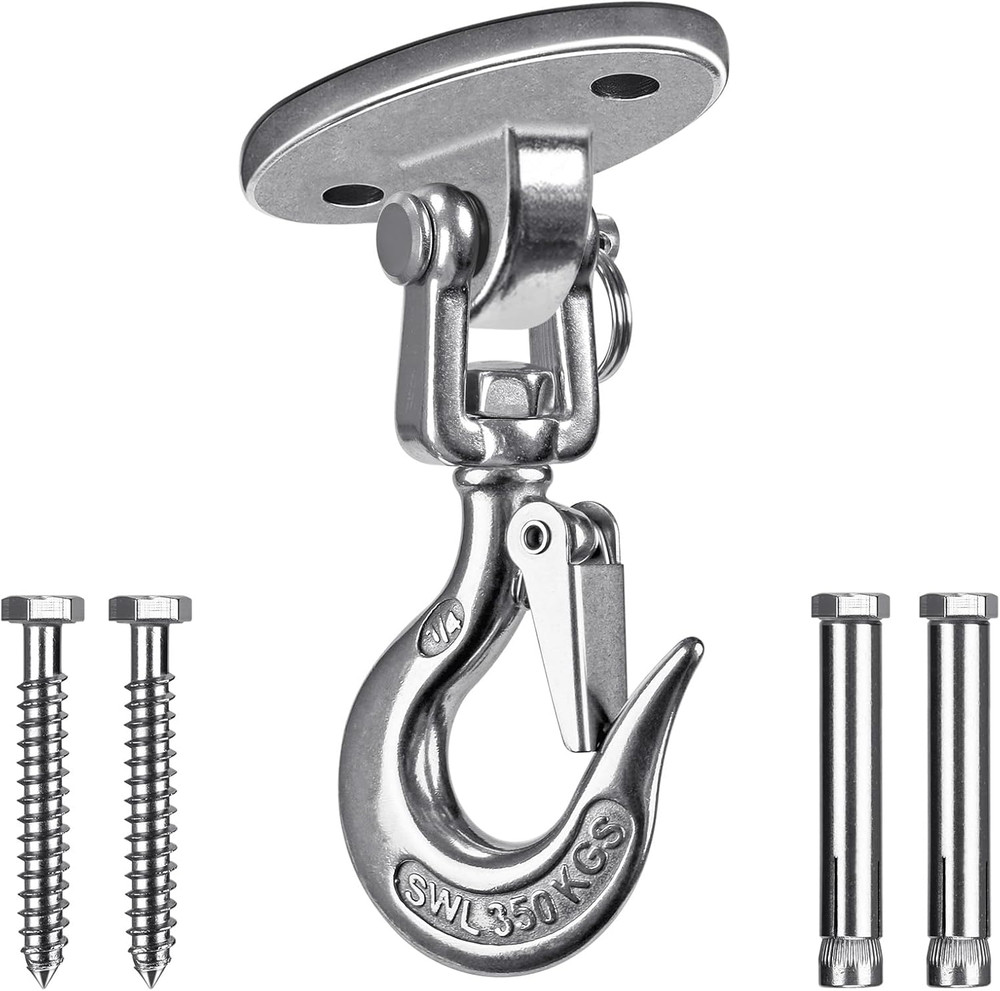 Heavy Duty 1000LB Capacity Stainless Steel Ceiling Swing Mount 360 Swivel Swing