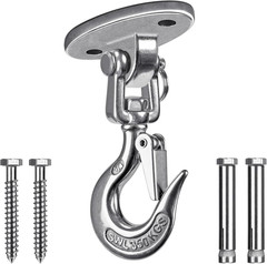 Heavy Duty 1000LB Capacity Stainless Steel Ceiling Swing Mount 360 Swivel Swing