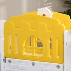 8 in 1 Toddler Slide for Kids Age 1-3 Years, Yellow