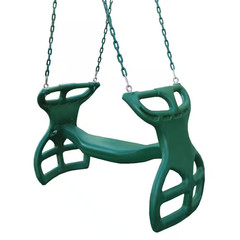 Dual-Ride Glider Swing
