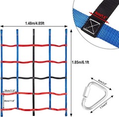 Durable Kids Climbing Net – Outdoor Adventure Playground Accessory 4.85ft x 6…