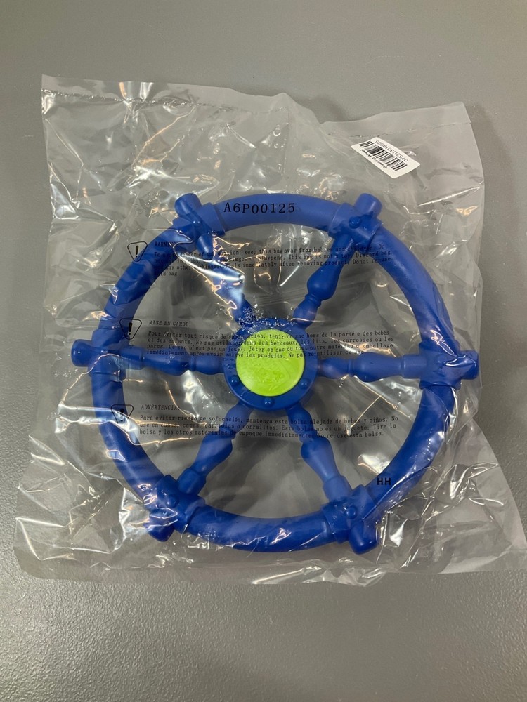 Backyard Discovery Premium Steering Wheel – Blue and Lime – NO HARDWARE