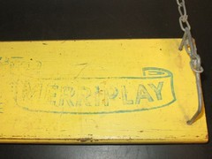 VINTAGE 1950’S MERRIPLAY ORIGINAL WOOD SWING WITH CHAIN LINKS – RARE