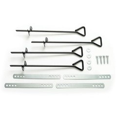 Swing-N-Slide WS 4521 Anchor-It Metal Ground Anchors for Swing Set- Set of Fo…