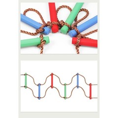 Climbing Rope Ladder Fitness Toy Balance Playground Exercise Equipment House