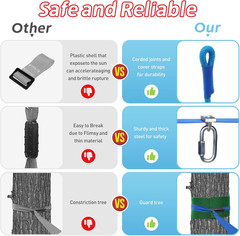 Ninja Warrior Obstacle Course for Kids, 65 FT Durable Slackline with 13 Obstacle