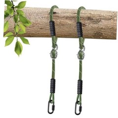 Tree Swing Ropes Heavy Duty, Adjustable Extendable Hammock Hanging Straps for