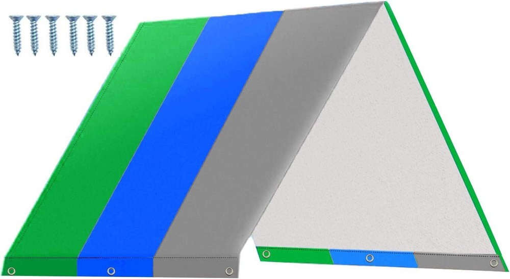 52 X 89 Inch Green Blue Gray Waterproof Uv Resistant Swing Canopy Cover