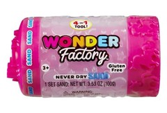 Wonder Factory Never Dry Single Sand – Magenta – Never Dries Out and Gluten Free