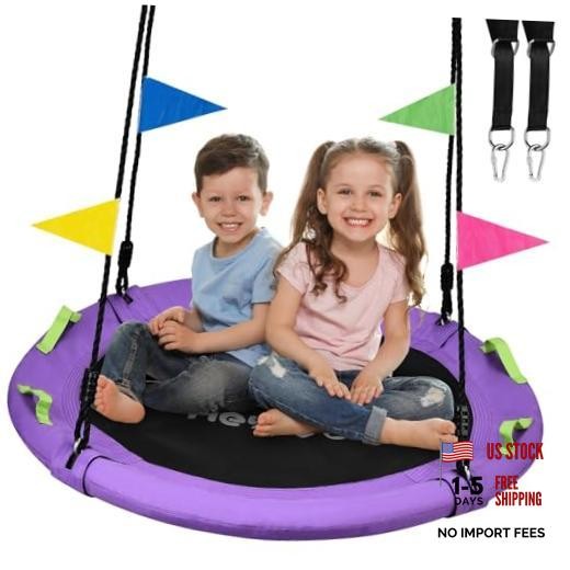 Tree Swing, Saucer Swing for Kids, 900lbs Weight Capacity, with 40 Inch