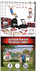 Trailblaze Ninja Warrior Obstacle Course – Ultimate Outdoor Fun 50 Ft Ninja