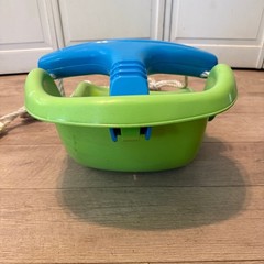 Toddler Swing Seat – Green/Blue with Safety Straps & Ropes