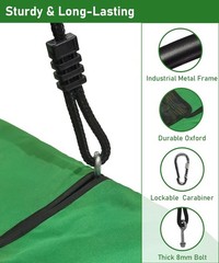 40″ Retangular Tree Swing for Kids & Adults, Adjustable Platform Swing with H…
