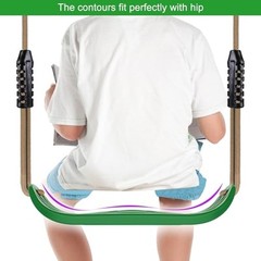 2 Packs 220LB Capacity Swing Seat Set with Adjustable 2 Pcs Green Swing Seat