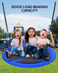 Family-Friendly 43″ Saucer Swing – Waterproof & Tear-Resistant for All Ages