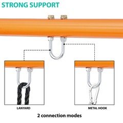 Swing Stand A Frame Extra Large Full Steel Stand w/Ground Stakes 440lbs Capacity
