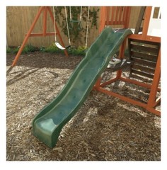 outdoor swing and slide