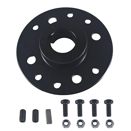 Sprocket Hub Adapter 1″ Bore 1/4″ Keyway 1″Bore 1/4 Keyway Black Sprocket Hub