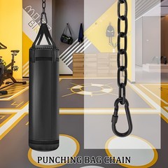 2 Pack 83in Hanging Swing Chain with 4 Carabiners, 660LB Capacity Hanging Kit…