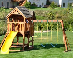 Hi Flame Heavy Duty Steel Swing Hangers for Wooden Sets Includes Snap Hooks. …