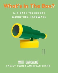 Barcaloo Kids Playground Telescope – for Swing Set or Jungle Gym