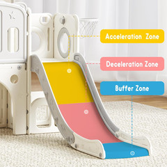 8 in 1 Toddler Slide Set, Kids Slide for Toddlers, Toddler Climber Slide Playset