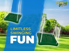 SWING SET STUFF STAND N SWING playground park wooden rope child accessories 0109