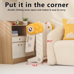 Kids Folding Slide is Suitable for 1-3 Year Old Children in Indoor and Outdoo…