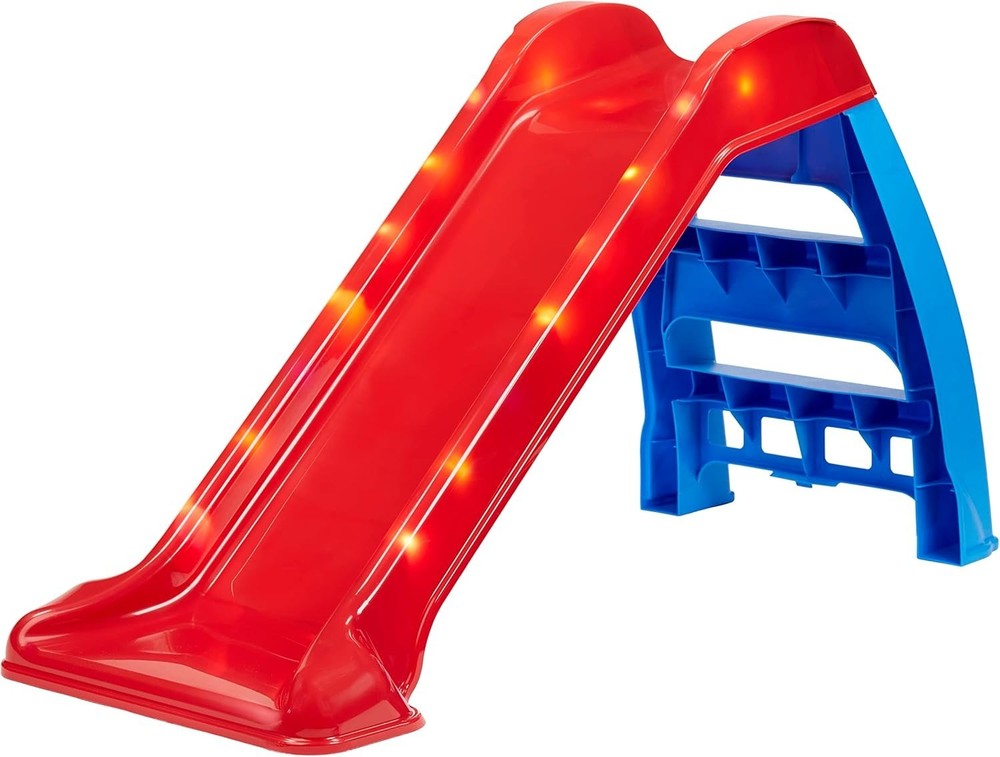 Light-Up First Slide for Kids Indoors/Outdoors , Red