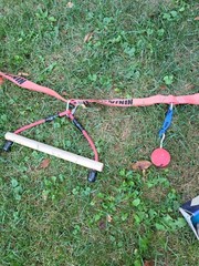 Over 50′ Of American Ninja Warrior Backyard Course Tree To Tree Or Post To Post