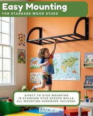 Kids Monkey Bars Barcaloo 4ft Wall Mount Climbing