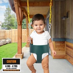 Sorbus Baby Bucket Swing 68inch, High Back, Support 220lb for Kids Outdoor Play