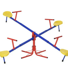 Playground Seesaw Totter Teeter Kids Outdoor Set Dandy Play Home Teeter-Totter
