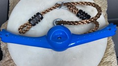 Ninja-Twister Swing Spins Set: Slackline Attachment 360° Handle Blue Playground