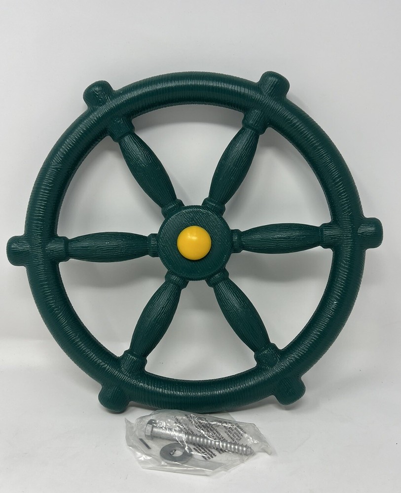 Playground Accessories – Pirate Ship Wheel for Outdoor Playhouse, Treehouse, …