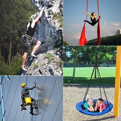 Swing Swivel 35KN Breaking Strength 360° Rotator Safety Rotational Device Han…