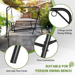 Metal Swing Stand 550lbs Heavy Duty Steel A-Frame Stand Powder Coated Finish