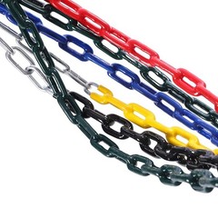 Swing Chains (2) Fully Plastic Coated with 4 Free Quick Links Anti-Rust Iron …